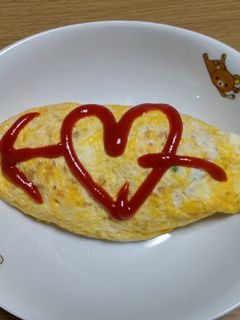 炊飯器で簡単!オムライス♪-レシピのメイン写真