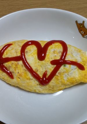 炊飯器で簡単!オムライス♪-レシピのメイン写真