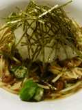 簡単に♪冷凍ナメコのおろしパスタ♡