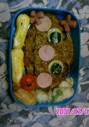 カレーパンマン(キャラ弁)-レシピのメイン写真