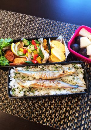 ししゃも 弁当-レシピのメイン写真