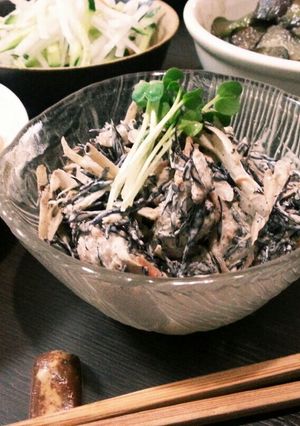 栄養満点☆鶏ひじきごぼうのマヨ和え♪-レシピのメイン写真