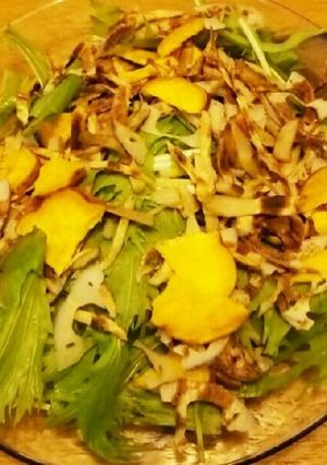 根菜チップスサラダ-レシピのメイン写真