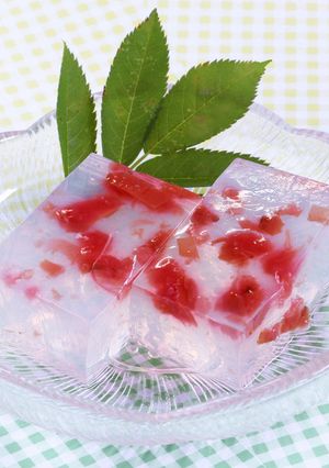 梅干しの寒天ゼリー-レシピのメイン写真