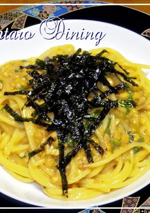 昆布茶と発酵バターが決め手☆納豆スパ☆-レシピのメイン写真