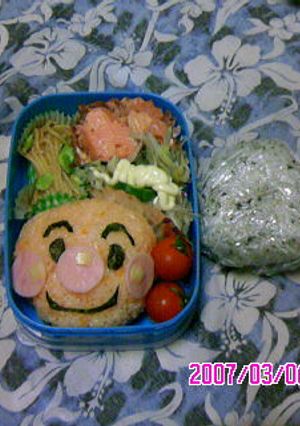 アンパンマン弁当（キャラ弁）-レシピのメイン写真