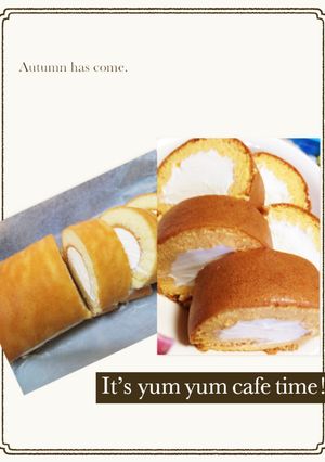 ホットケーキミックスで簡単ロールケーキ！-レシピのメイン写真