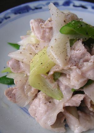 レンジで簡単ねぎ塩豚-レシピのメイン写真