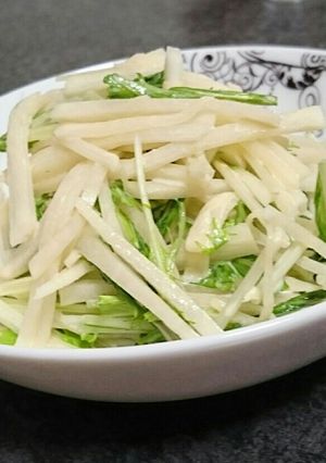 大根と水菜のマヨポンサラダ-レシピのメイン写真