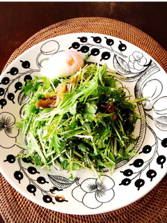 水菜とちりめん山椒のカリカリサラダ-レシピのメイン写真