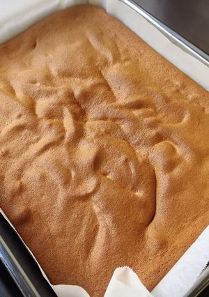 カステラ　給食-レシピのメイン写真
