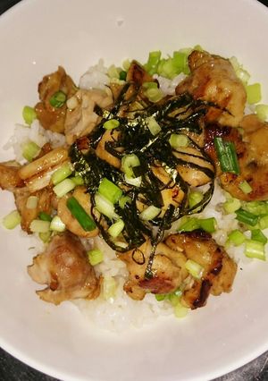 蒲焼きのタレでいただく焼き鳥丼-レシピのメイン写真