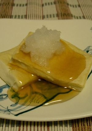 高野豆腐のあんかけステーキ-レシピのメイン写真