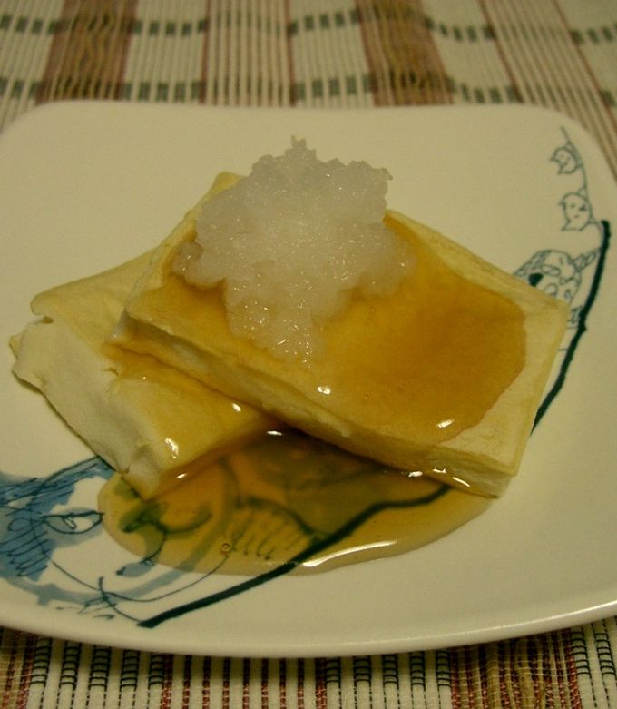 高野豆腐のあんかけステーキ-レシピのメイン写真
