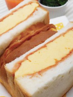 チーズオムレツのサンドイッチ-レシピのメイン写真