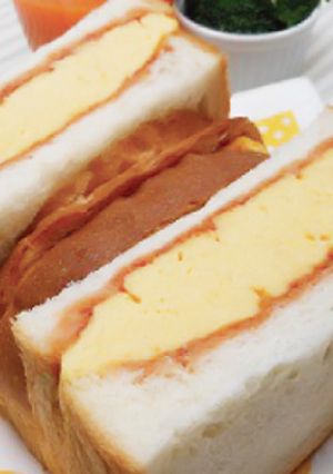 チーズオムレツのサンドイッチ-レシピのメイン写真
