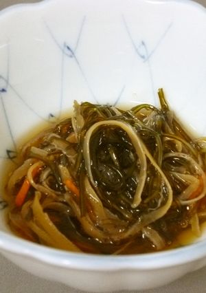自宅で簡単！がごめ昆布100％松前漬け-レシピのメイン写真
