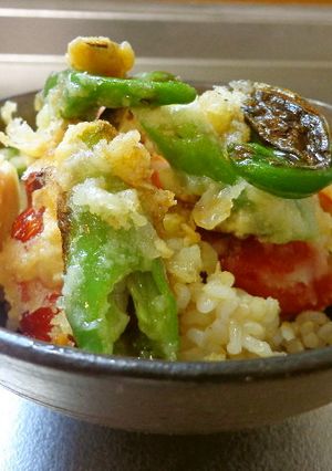 最速のバッタのかき揚げ丼-レシピのメイン写真