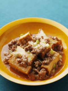 厚揚げとひき肉の炒め煮-レシピのメイン写真