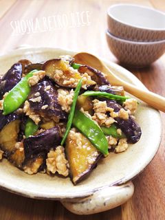 カリトロ♥゛揚げ茄子の鶏そぼろあんかけ-レシピのメイン写真