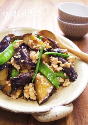 カリトロ♥゛揚げ茄子の鶏そぼろあんかけ-レシピのメイン写真