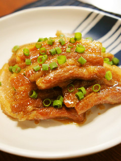 厚切り肉で♡豚のこっくり甘辛照り焼き-レシピのメイン写真