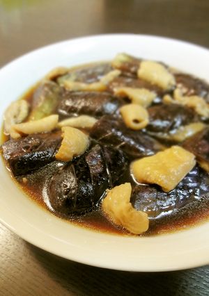 鶏皮じわじわ焼いて茄子のオランダ煮-レシピのメイン写真