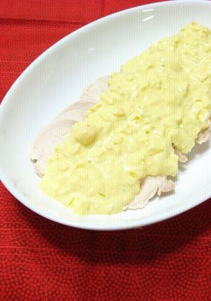 ほったらかしで！ゆで鶏のタルタル-レシピのメイン写真