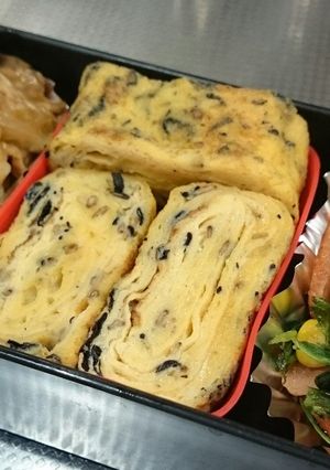 ひじき入り卵焼き-レシピのメイン写真