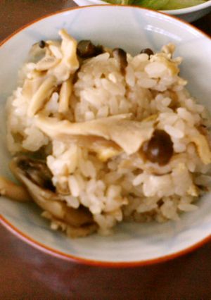 しゃき・しゃき感ある「きのこごはん」-レシピのメイン写真