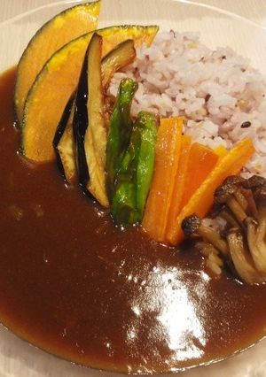 緑黄色＊素揚げ野菜の彩りカレー-レシピのメイン写真