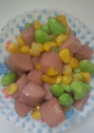 お弁当に★３色ソテー★魚ニソ枝豆コーン★-レシピのメイン写真