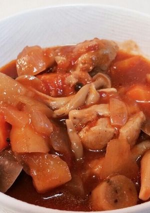 ★野菜ゴロゴロ★鶏肉と根菜のトマトスープ-レシピのメイン写真