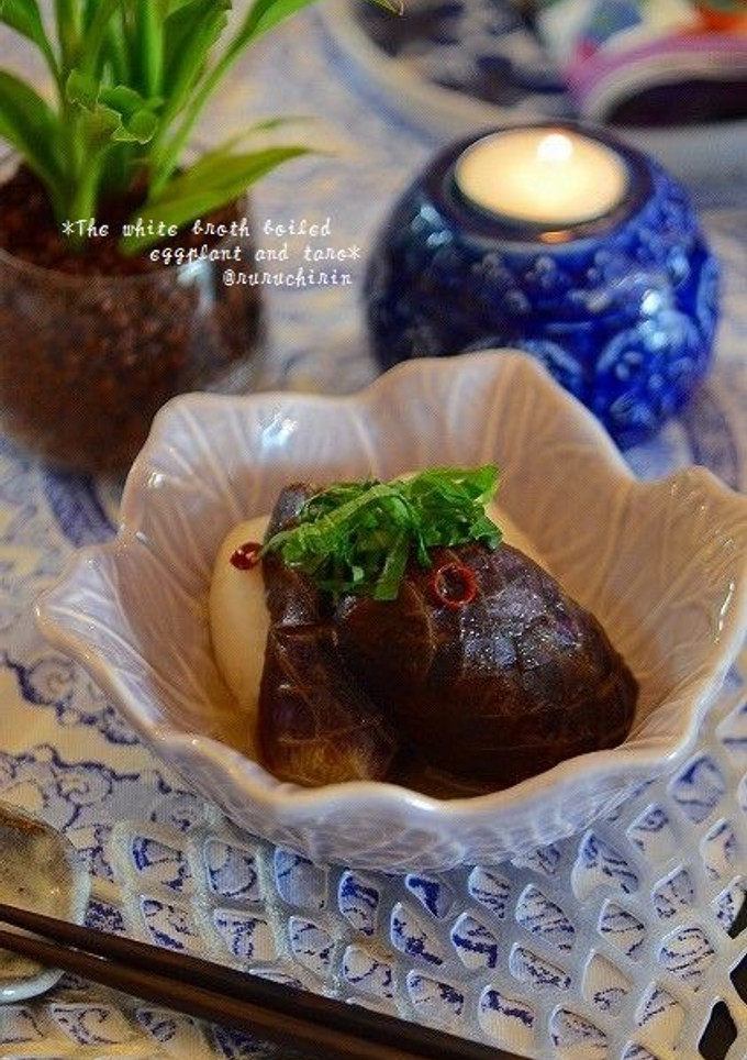 ✿茄子と里芋の白だし煮✿-レシピのメイン写真