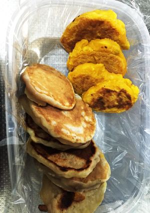 離乳食後期 バナナのもっちり焼き-レシピのメイン写真