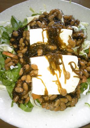 ネバネバ豆腐サラダ-レシピのメイン写真