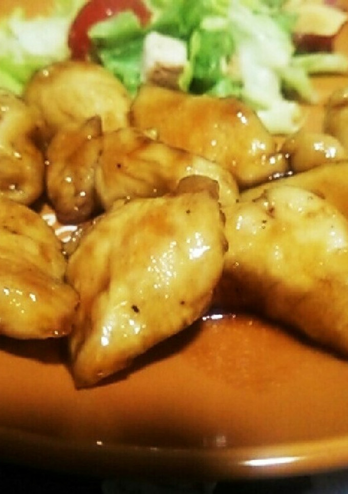 鶏ささみで甘酢炒め-レシピのメイン写真