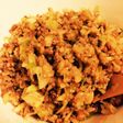 納豆とキャベツでカサ増しチャーハン