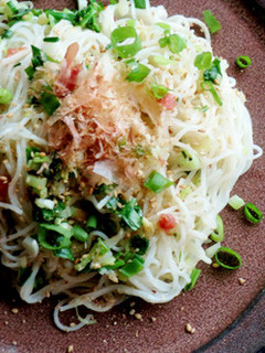 ごま香る和風炒め素麺-レシピのメイン写真