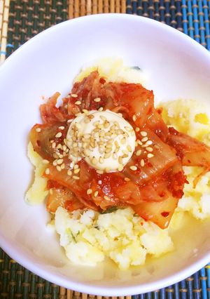 中毒性あり！ポテサラキムチ-レシピのメイン写真