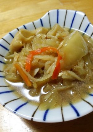 切り干し大根と夕顔(冬瓜)のほっこり煮-レシピのメイン写真