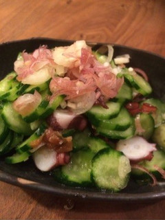タコときゅうりの梅味酢の物-レシピのメイン写真