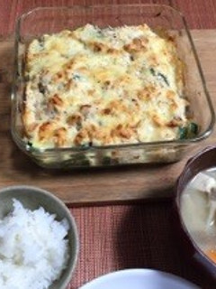 ズッキーニと鶏肉の酒粕グラタン-レシピのメイン写真