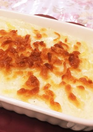 リメイク！残り物のポテサラで簡単グラタン-レシピのメイン写真