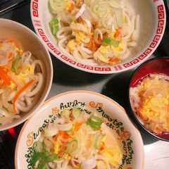 鶏ガラうどん-レシピのメイン写真