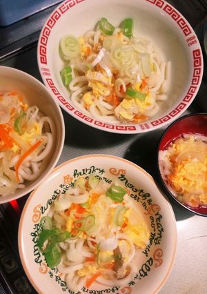 鶏ガラうどん-レシピのメイン写真