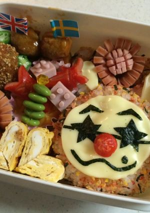 LUCKY USAキャラ弁-レシピのメイン写真