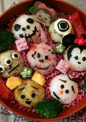 ツムツム キャラ弁-レシピのメイン写真