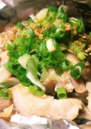 缶詰アレンジ♡鶏ときのこのホイル焼-レシピのメイン写真