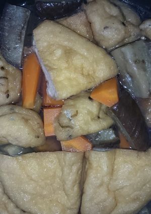 茄子、人参と厚揚げの煮物-レシピのメイン写真